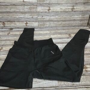 Gymshark Black Seamless High Waisted Workout Leggings Athletic Apparel No Tag‎
